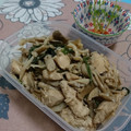 クックかずみん's cooksnap of when they made 低糖質！ささみとキノコのバタポン炒め.