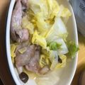 やーしー's cooksnap of when they made 白菜たっぷり！鶏モモで無水鍋.
