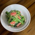 kitty・yumi's cooksnap of when they made 小松菜とカニかまde簡単ゴマ風味サラダ♡.