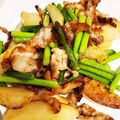 にしあまね's cooksnap of when they made こってり☆豚バラとにんにくの芽の炒め物.