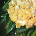 にこぱー's cooksnap of when they made 小松菜あんかけ✿とろとろ卵のせ.