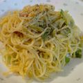 ema28's cooksnap of when they made 和のＢＬＴ♡カルボナーラ風パスタ♪.