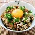 あーこ姐's cooksnap of when they made 黒すり胡麻と納豆の卵かけご飯.