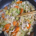 クック1BRFDG☆'s cooksnap of when they made 豚バラ白菜のあんかけベジ丼.