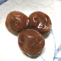 ハスカップジャム's cooksnap of when they made 冷凍の青梅→梅ジュース→干さない梅干しへ.