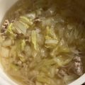 MULA's cooksnap of when they made 我が家の定番★白菜と豚ひき肉のスープ.