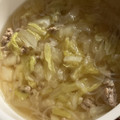MULA's cooksnap of when they made 我が家の定番★白菜と豚ひき肉のスープ.