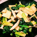 キャロパン's cooksnap of when they made ほうれん草としめじと厚揚げのバターソテー.