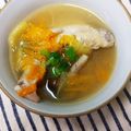 おうちゃん母さん's cooksnap of when they made ホロホロ柔らか手羽先と白菜のピリ辛スープ.