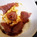 ＹＯＵ太's cooksnap of when they made マグロの漬けと山芋小鉢.