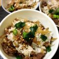 ★はなはなみ★'s cooksnap of when they made ガッツリ混ぜご飯【牛ごぼうごはん】.