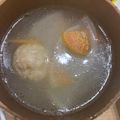 ポメちょん's cooksnap of when they made 姜葱醤で！鶏肉と大根のほっこりスープ.