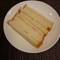 ジョングレ's cooksnap of when they made 簡単シンプルサンドイッチ　ハムサンド.