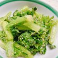 ☆ボムちゃん☆'s cooksnap of when they made わさび菜の胡麻和え.