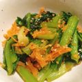 らがぶーりん's cooksnap of when they made 副菜、おつまみに☆小松菜と人参ゴマ炒め♪.