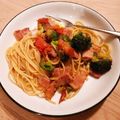 Kaikorokke's cooksnap of when they made 簡単！残り野菜で本格ペペロンチーノ.