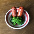 栗丸うさぎ's cooksnap of when they made キャラ弁に♪かわいいウィンナー.