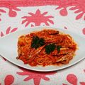 ティアラ623's cooksnap of when they made 夫が作る渡り蟹のトマトクリームスパゲティ.