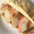 YUKIKI☆'s cooksnap of when they made リンゴ×PB　アメリカンサンドウィッチ.