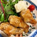 吉つま's cooksnap of when they made 簡単！手羽元の照り焼き◎.