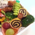 kpえもん♪'s cooksnap of when they made キャラ弁おかず　渦巻き玉子焼き.