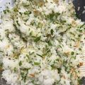 kirarikira's cooksnap of when they made 大葉としらすの混ぜご飯.