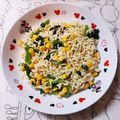 えつエツ's cooksnap of when they made 【 インスタントラーメンで汁なし麺♪】.