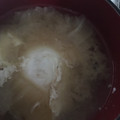 ﾌﾞﾚﾝﾀﾞ's cooksnap of when they made 母の味☆白菜と落とし卵の味噌汁♪.