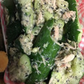 クック4Z6AJS☆'s cooksnap of when they made 包丁不要！叩ききゅうりのツナマヨみそ和え.