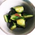 nonopeko's cooksnap of when they made きゅうりのさっぱり梅浅漬け.
