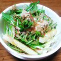 もん★もん's cooksnap of when they made 水菜と長芋のおかか和え.