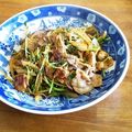 よしゴンクス's cooksnap of when they made 豚肉えのき豆苗のガーリックポン酢炒め.