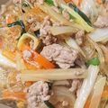 Mako30's cooksnap of when they made お肉と野菜の旨みを注入♪甘辛いチャプチェ.
