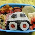 ちゅせん's cooksnap of when they made キャラ弁♪パトカー♪.