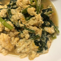 旦那様はスリランカ人's cooksnap of when they made 小松菜の煮浸し卵とじ.