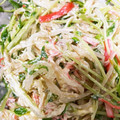 タラまよ's cooksnap of when they made ぱぱっと！カニカマと豆苗のマヨ和え.