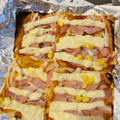 ＯＰ遊貴子's cooksnap of when they made ちょっとだけ残った春巻きの皮　クレーピザ.