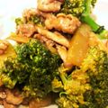 ＨＥＦ's cooksnap of when they made ブロッコリーと長芋と豚肉の中華炒め.