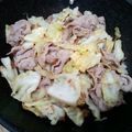 ポニーリボン's cooksnap of when they made 豚肉とキャベツの梅炒め.