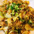 ＊＊もっさん＊＊'s cooksnap of when they made 肉味噌♪キャベツ♪で炒飯.