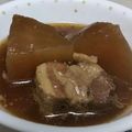 クック大好きてるたん's cooksnap of when they made 圧力鍋で、丸大根入り豚の角煮.