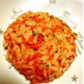milk55's cooksnap of when they made お弁当に簡単★きれい☆にんじんご飯☆.