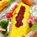さましバジ's cooksnap of when they made 簡単にキレイに見えちゃう！オムライス弁当.