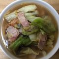 かおり♡♡♡'s cooksnap of when they made 塩麹＆塩昆布でキャベツとベーコンのスープ.