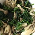 クックPW9C2T☆'s cooksnap of when they made ほうれん草としめじのおひたし.