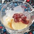 ☆hikonyan☆'s cooksnap of when they made おやつに☆バニラアイス小豆.