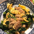 クックWT8PD3☆'s cooksnap of when they made ほうれん草と鶏肉の炒め物.