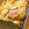 akiboochan's cooksnap of when they made HMで簡単♪オニオンベーコンのケークサレ.