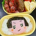 りょうこ0415's cooksnap of when they made チコちゃん キャラ弁 遠足に.
