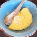 えびあいす's cooksnap of when they made 卵1個！レンジでオムレツ.
